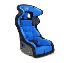NRG Innovations NRG FIA Competition Seat with Competition Fabric, FIA homologated, Head Containment, Velcro Paddings Snugged Fit ( thick Cushion) FRP-RS700M-BL2