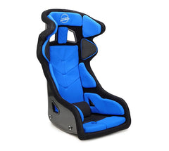 NRG Innovations NRG FIA Competition Seat with Competition Fabric, FIA homologated, Head Containment, Velcro Paddings Samll Fit ( thin cushion) FRP-RS700M-BL1