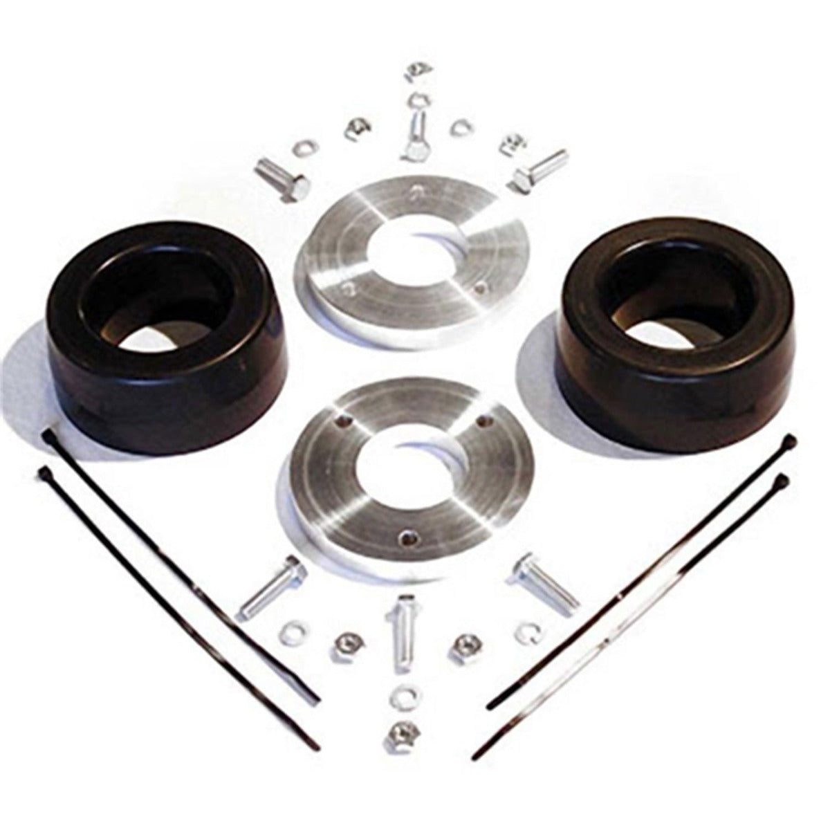Performance Accessories PANL221PA Coil Spring Leveling System; 2 inch Lift; Aluminum
