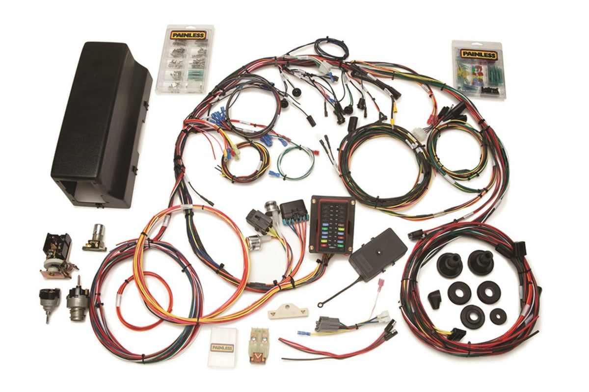 Painless 10113 28 Circuit Chassis Wiring Harness with Switches