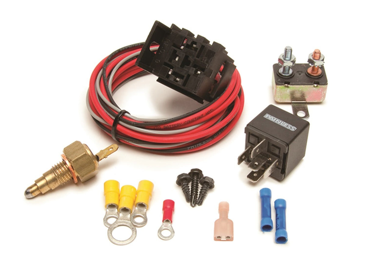 Painless 30106 Fan Relay w/thermostat-Gen III; IV (on 205; off 190)