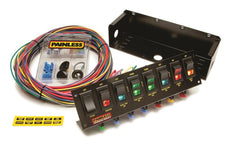 Painless 50303 8-Switch Fused Panel w/all necessary wiring/hardware