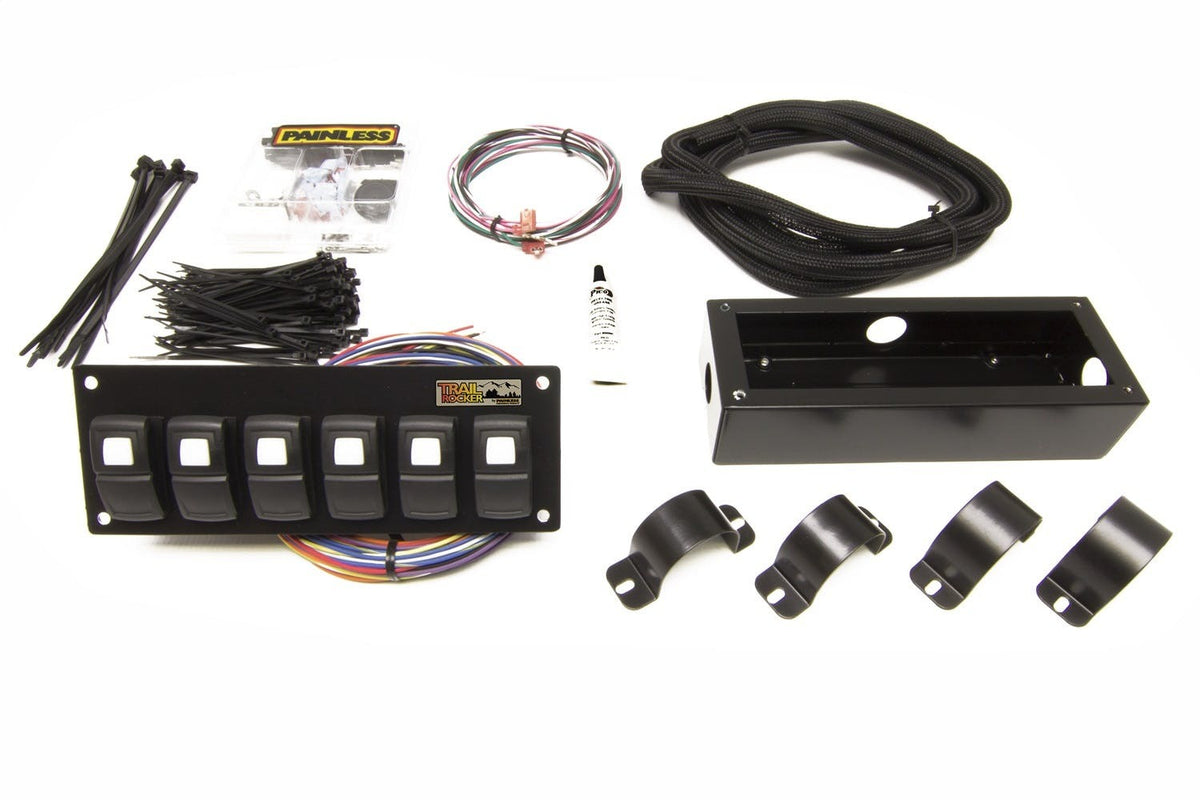 Painless 57105 Trail Rocker 6-Switch Panel