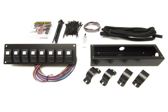 Painless 58102 Track Rocker 8-Switch Panel
