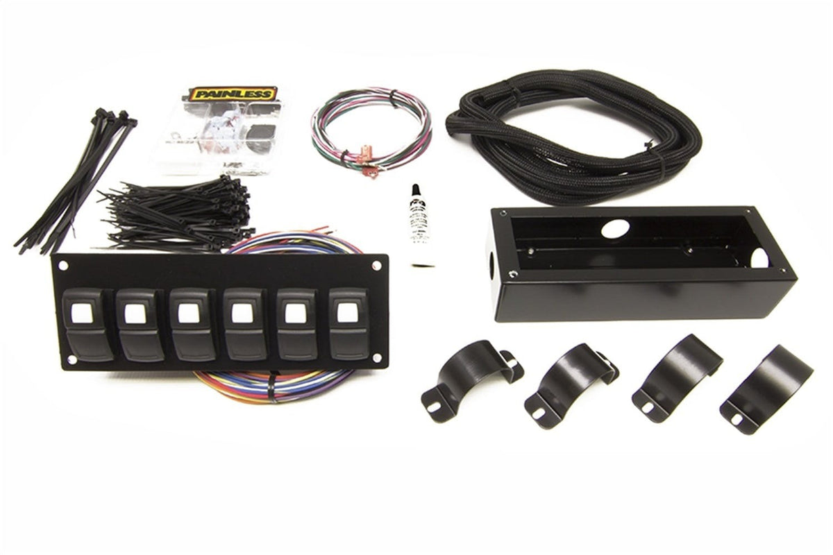 Painless 58105 Track Rocker 6-Switch Panel