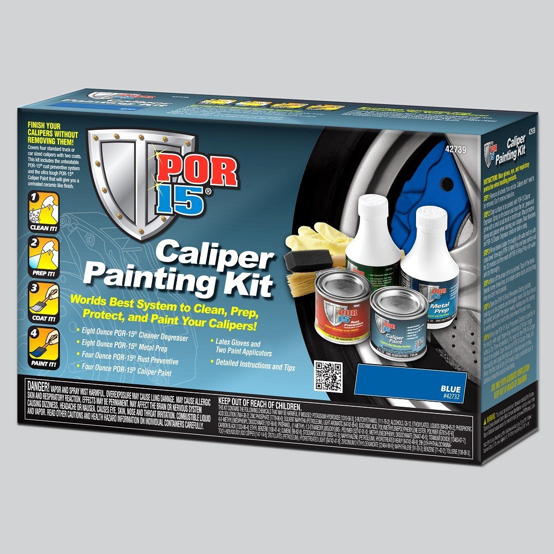 POR-15 Caliper Painting Kit Blue 42739