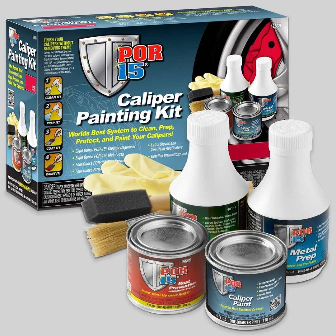 POR-15 Caliper Painting Kit Red 42839