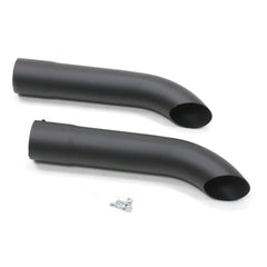 Patriot Exhaust H3812-B Side Tubes Turnout Muffler Blk