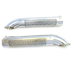 Patriot Exhaust H3824 Side Tube Trnout Muff w/Shld Chrm