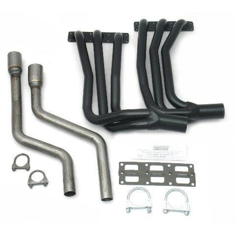Patriot Exhaust H4830 61-71 Jaguar XKE Long Tube Hi Temp Black