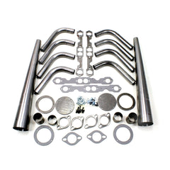 Patriot Exhaust H8002 Street Rod Lakester SBC Weld Up Raw