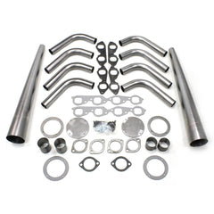 Patriot Exhaust H8004 Street Rod Lakester BBC Weld Up Raw