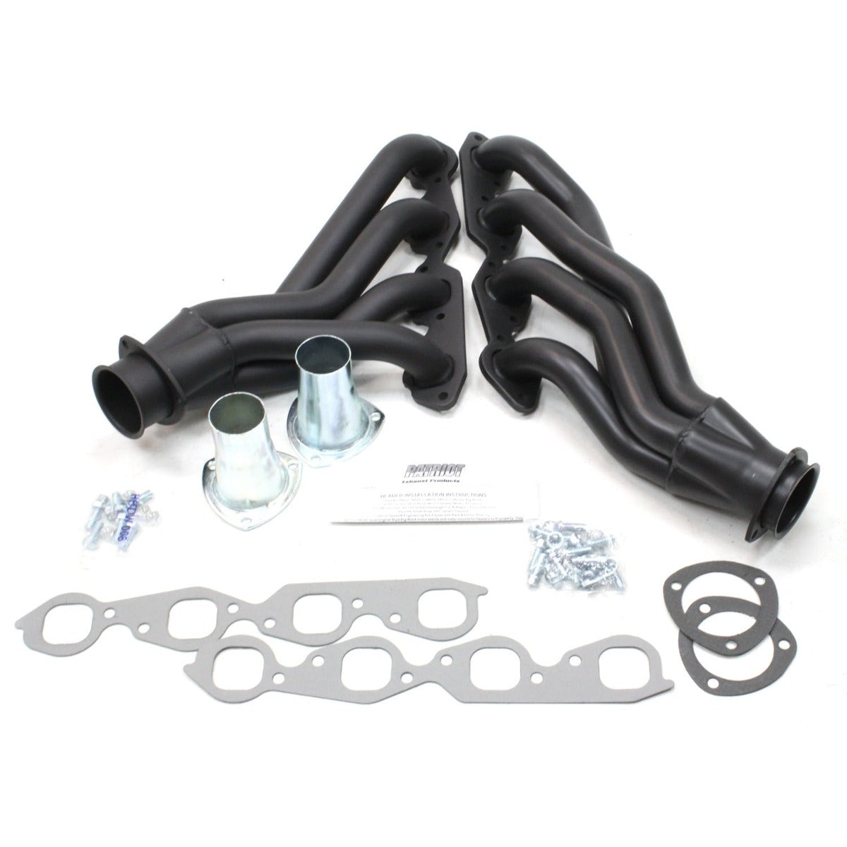 Patriot Exhaust H8012-B 64-81 GM F, G, A Body BBC MidLength Blck