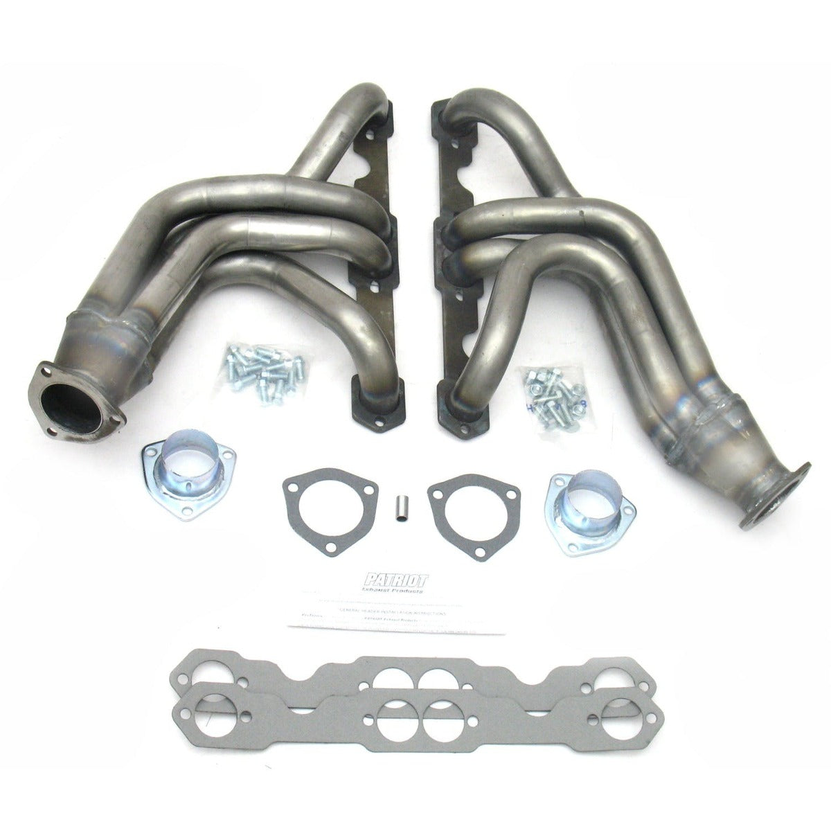 Patriot Exhaust H8025 55-57 Chevrolet 55-82 Vette Mid Raw