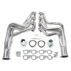 Patriot Exhaust H8026-1 67-74 GM A, F, G Body BBC Long Tube Slvr
