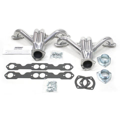 Patriot Exhaust H8027-1 Street Rod SBC Tight Tuck Silver Ceramic