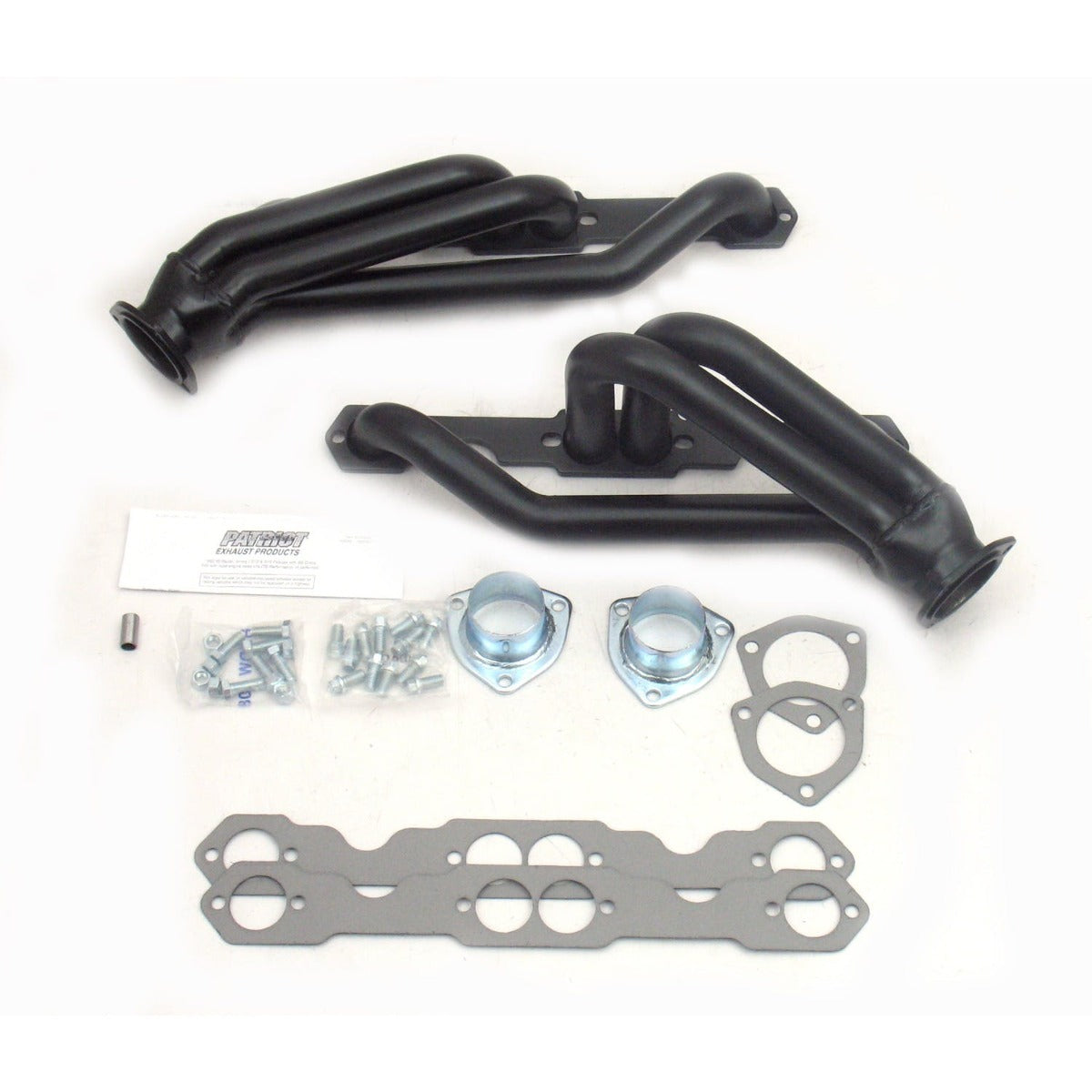 Patriot Exhaust H8036 82-92 S-10/S-15 SBC Mid Length Black