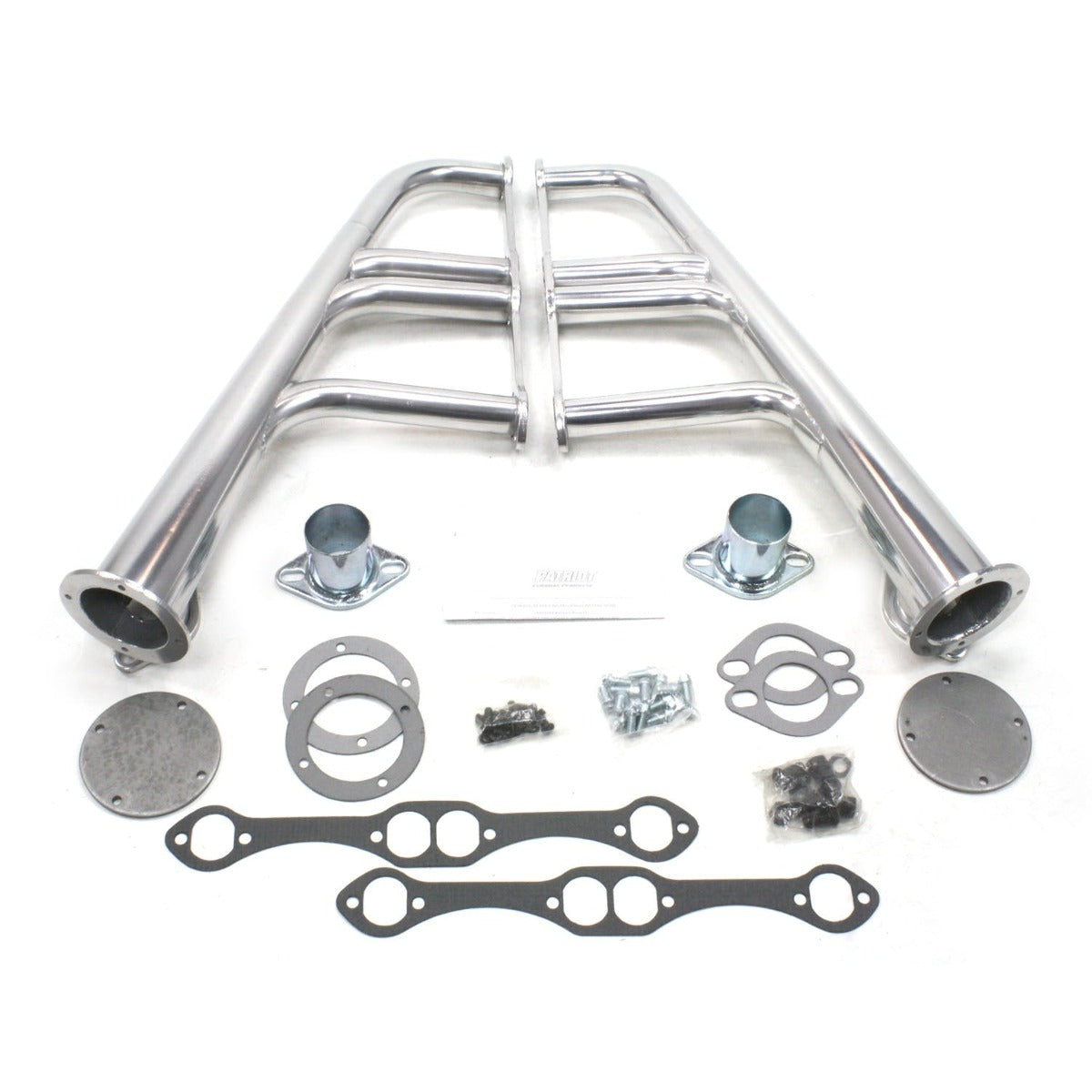 Patriot Exhaust H8040-1 Street Rod Lakester SBC Silver Ceramic