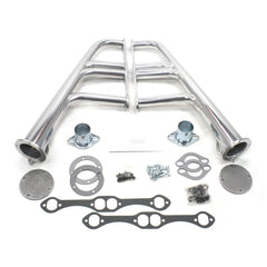 Patriot Exhaust H8040-1 Street Rod Lakester SBC Silver Ceramic