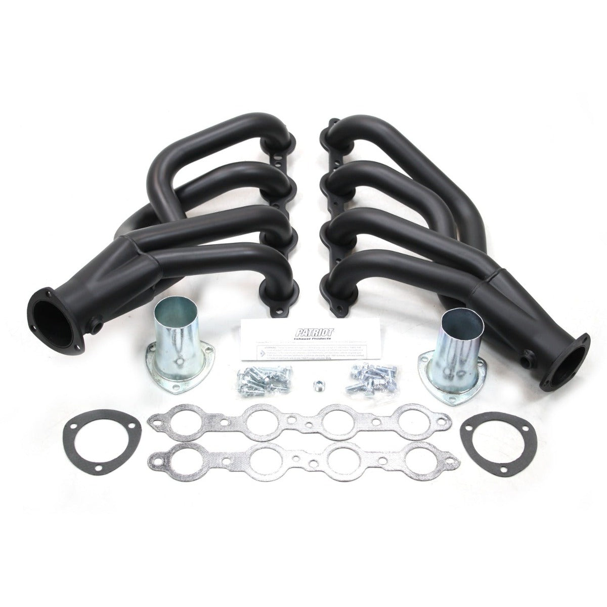 Patriot Exhaust H8046-B 55-57 Chevrolet LS Mid Length Black