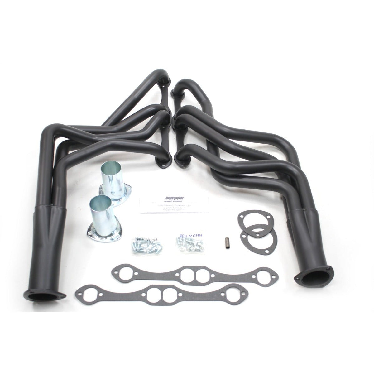 Patriot Exhaust H8047-B 67-87 GM F, G, A Body SBC Long Tube Blk