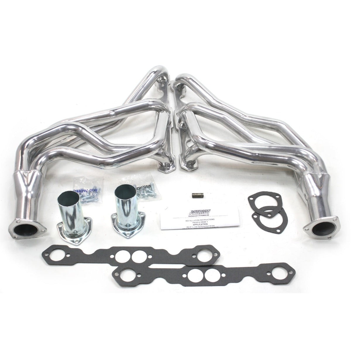 Patriot Exhaust H8049-1 67-87 K-10 69-91 Blazer Long Tube Silver