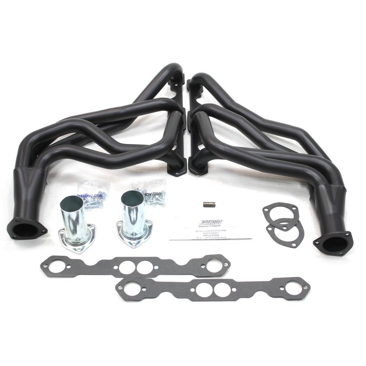 Patriot Exhaust H8049-B 67-87 K-10 69-91 Blazer Long Tube Black