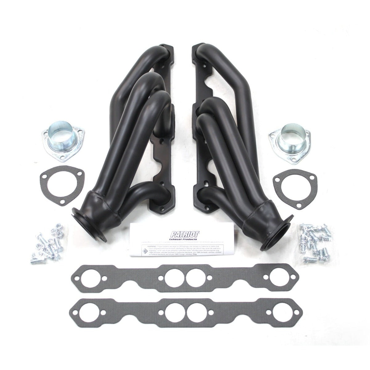 Patriot Exhaust H8051 82-02 S-10 SBC Shorty Black Ctd