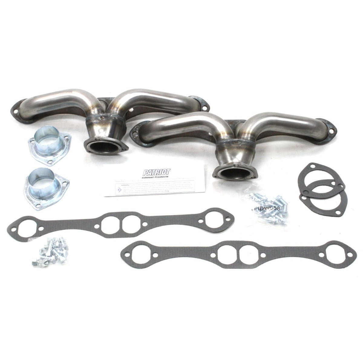 Patriot Exhaust H8052 Street Rod SBC Tight Tuck Raw Steel