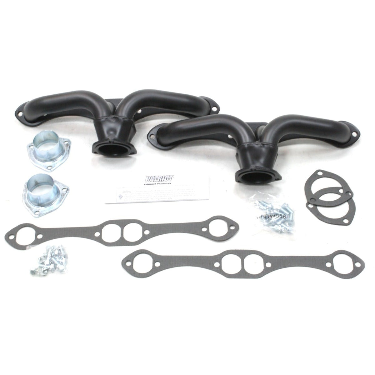 Patriot Exhaust H8052-B Street Rod SBC Tight Tuck Black