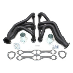 Patriot Exhaust H8055-B 55-57 Chevrolet SBC Mid Length Black