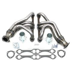 Patriot Exhaust H8055 55-57 Chevrolet SBC Mid Length Raw Steel