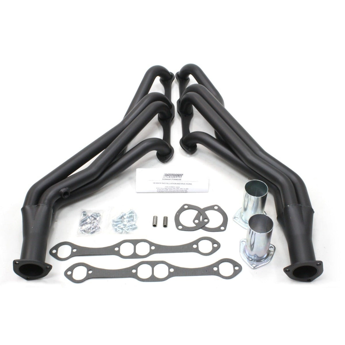 Patriot Exhaust H8059-B 88-99 GM Truck SBC Long Tube Black