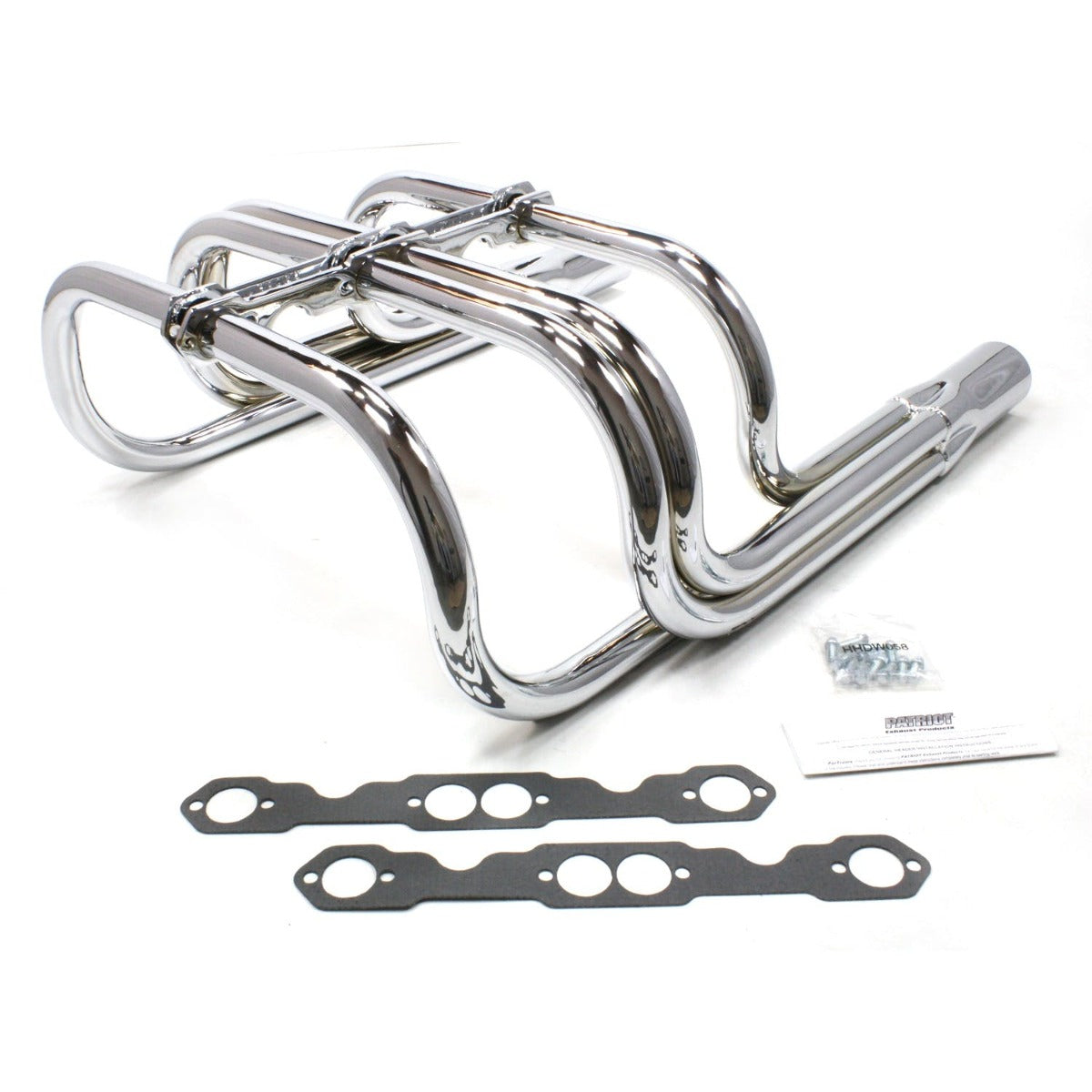 Patriot Exhaust H8060 Street Rod SBC Classic Style Chrome
