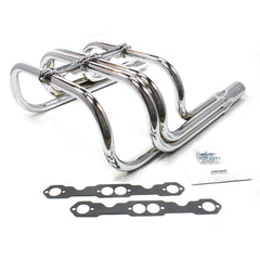 Patriot Exhaust H8060 Street Rod SBC Classic Style Chrome