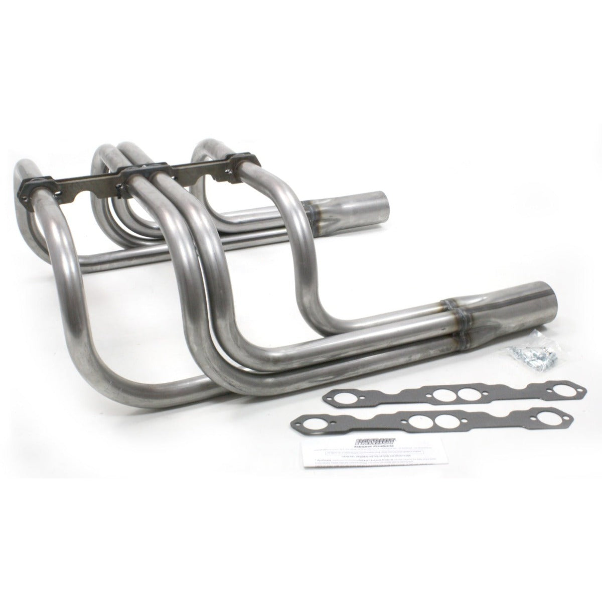 Patriot Exhaust H8061 Street Rod SBC Classic Style Raw Steel