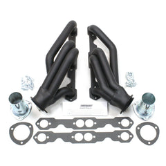 Patriot Exhaust H8063 55-57 Chevrolet SBC Mid Length Black
