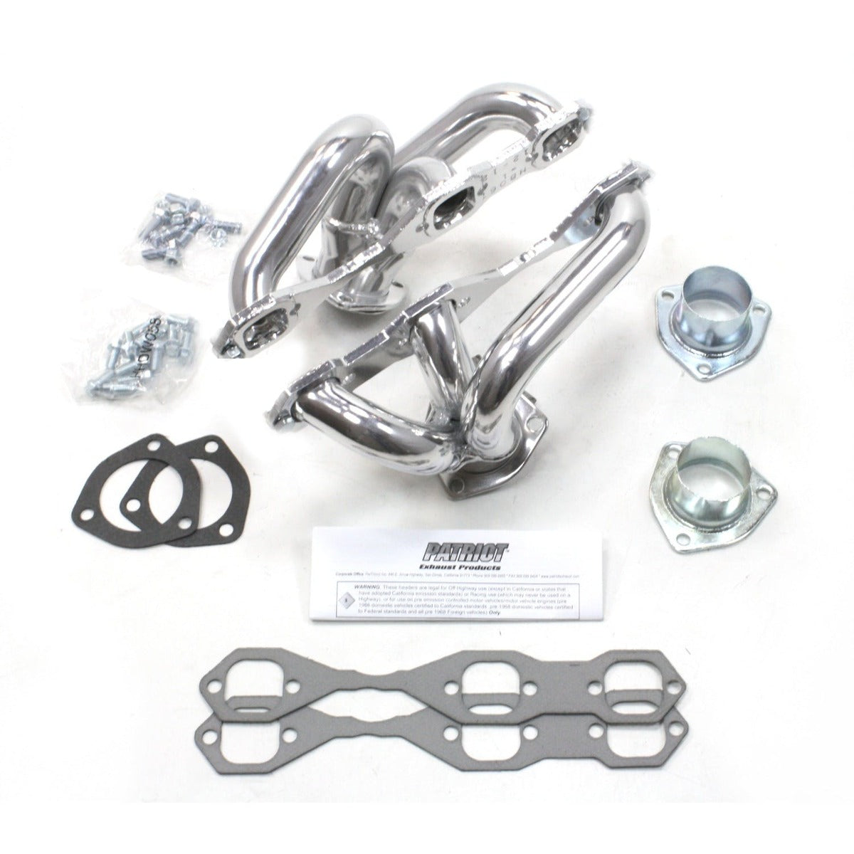 Patriot Exhaust H8067-1 Street Rod 4.3 V6 Tight Tuck Silver