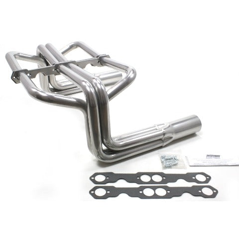 Patriot Exhaust H8071-1 Street Rod Hi-Boy Style Silver