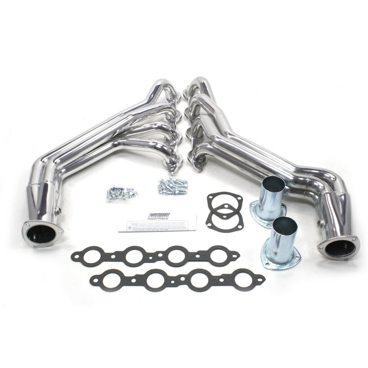 Patriot Exhaust H8079-1 07-13 GM Truck Long Tube Silver