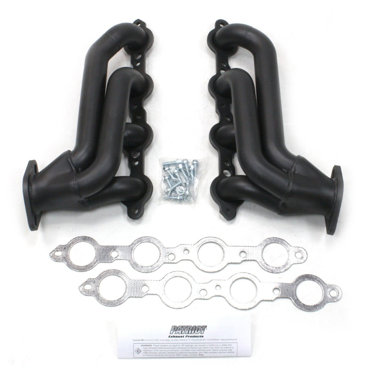 Patriot Exhaust H8080-B Street Rod E-Rod Engine Tight Tuck Black