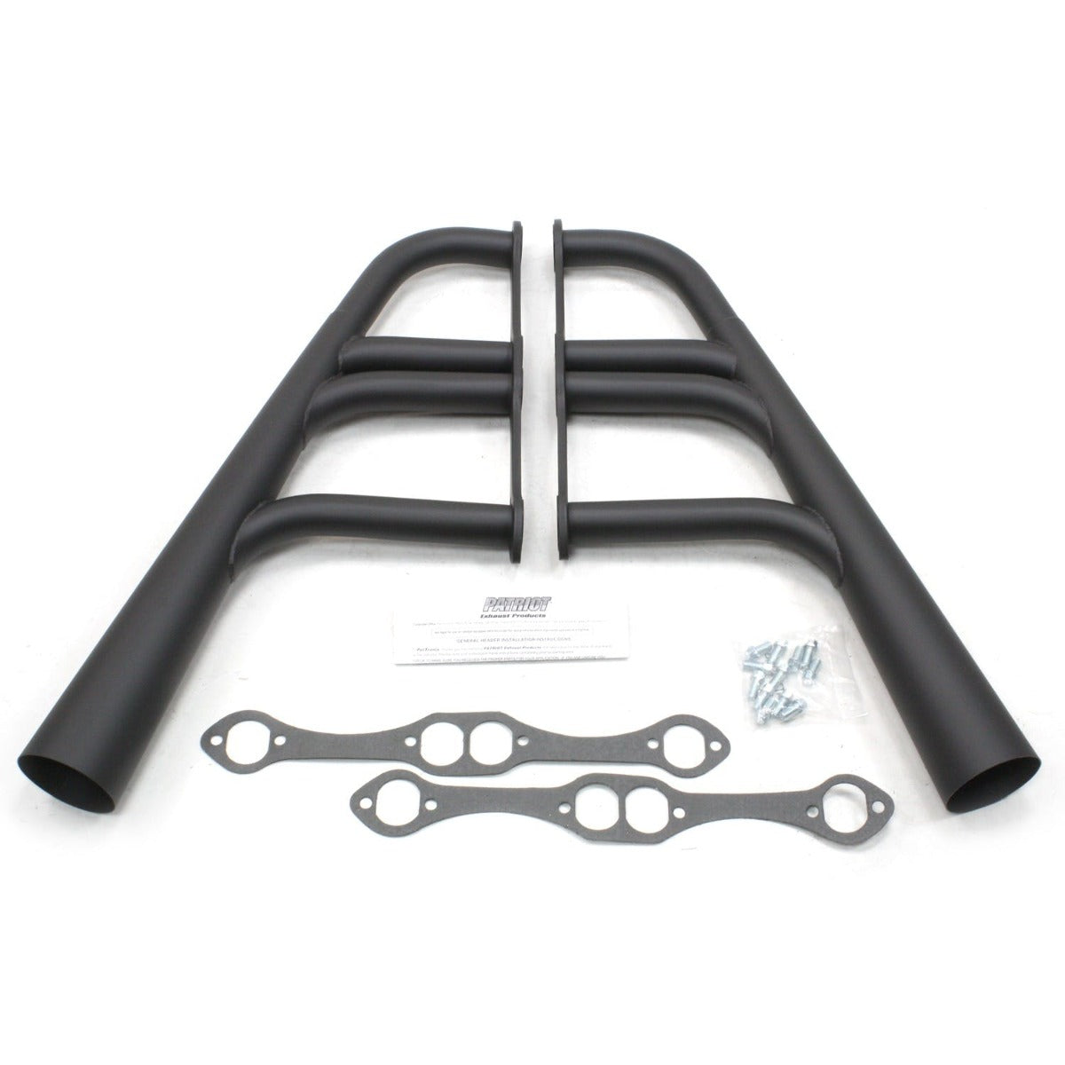Patriot Exhaust H8084 Street Rod SBC Trad Lakester Black