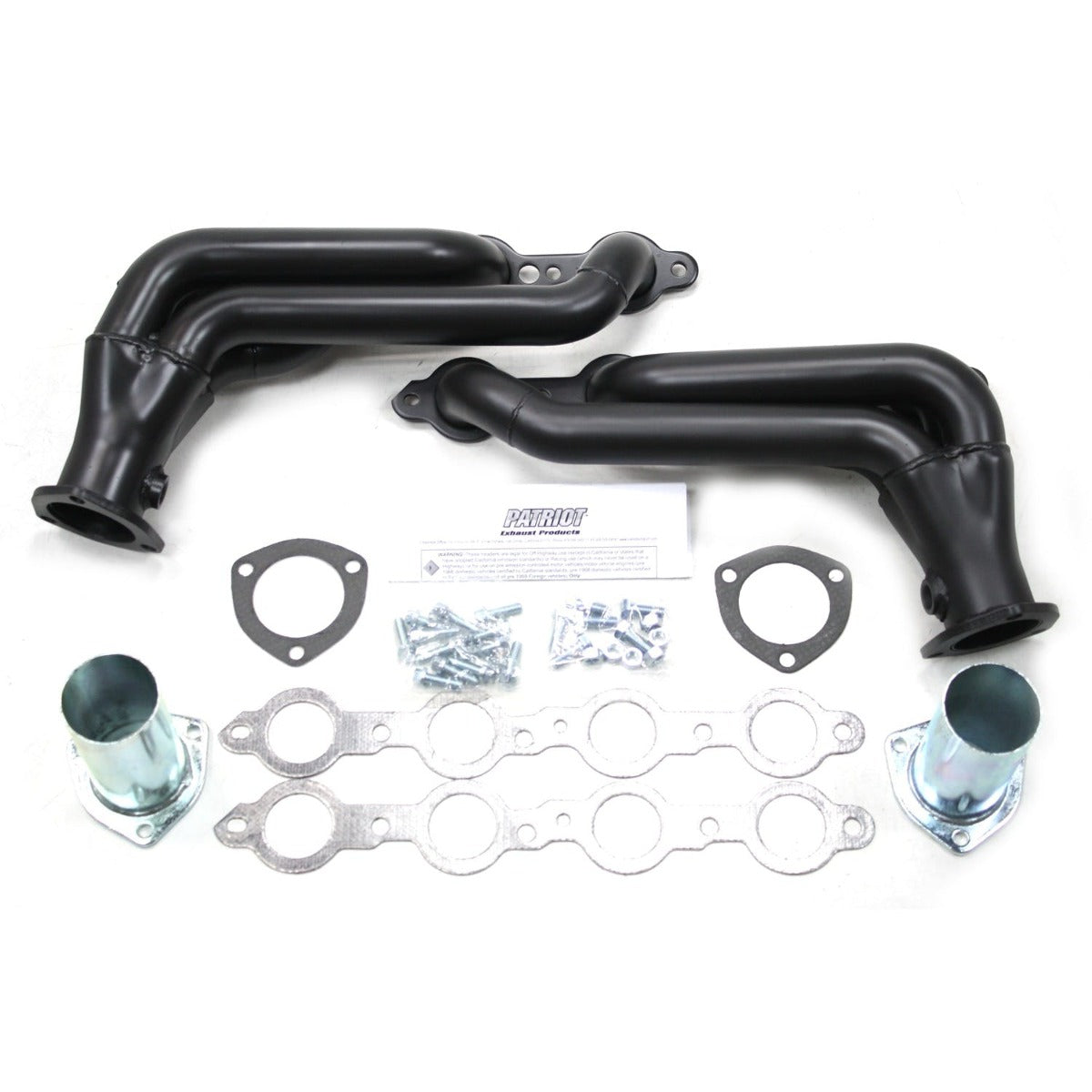 Patriot Exhaust H8086-B Street Rod LS Tight Tuck Black