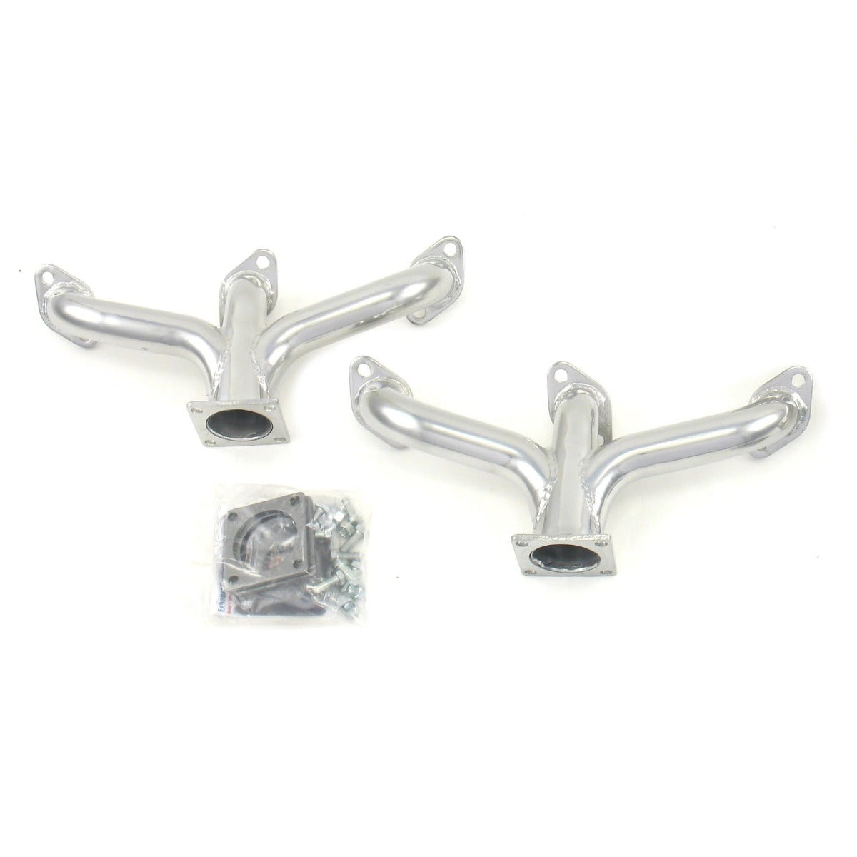 Patriot Exhaust H8090-1 Street Rod Flathead Tight Tuck Silver