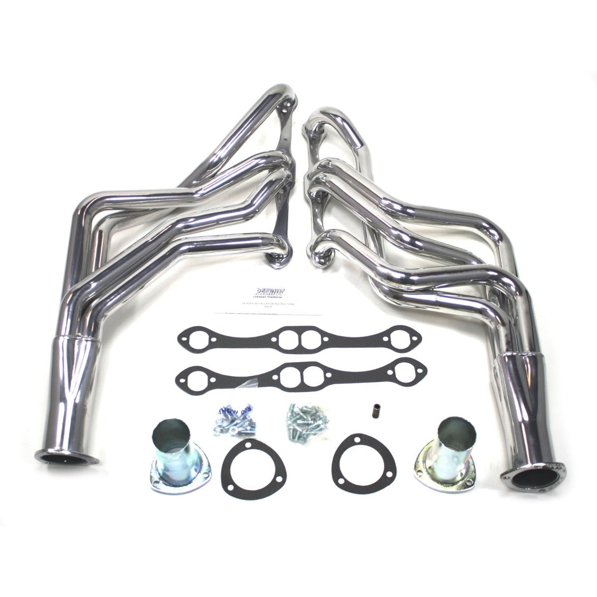 Patriot Exhaust H8096-1 78-88 GM G Body SBC Long Tube Silver