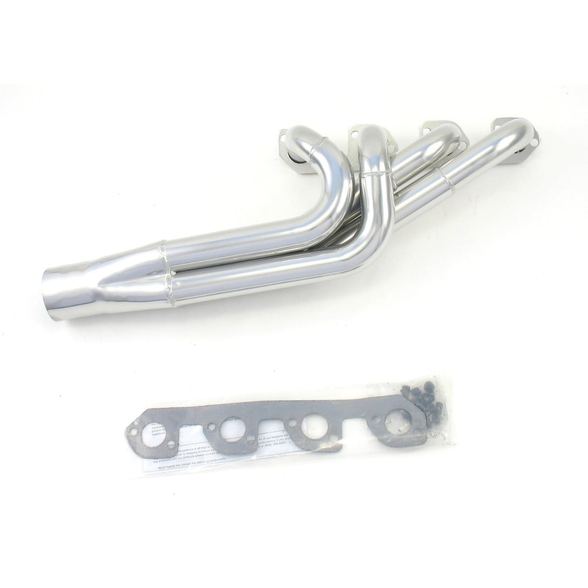 Patriot Exhaust H8402-1 Pinto/Mustang II 2300 Firewall Exit Slvr