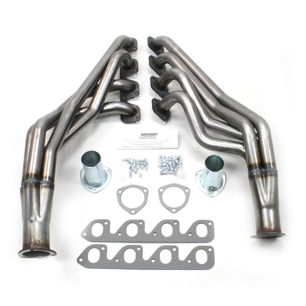 Patriot Exhaust H8412 71-73 Mustang 351C 2V Long Tube Raw