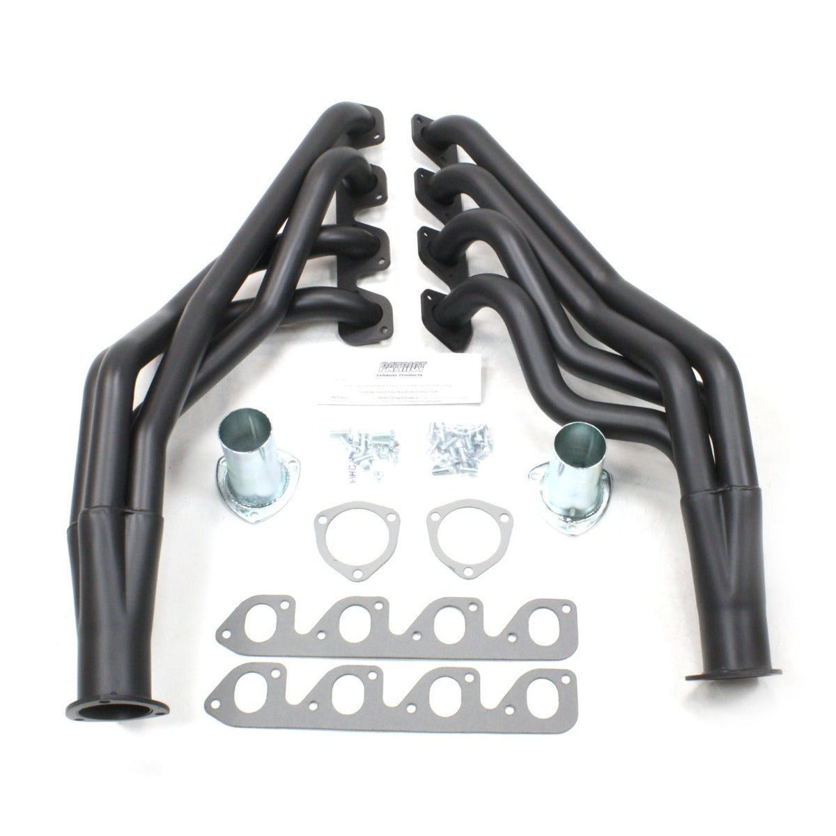 Patriot Exhaust H8412-B 71-73 Mustang 351C 2V Long Tube Black