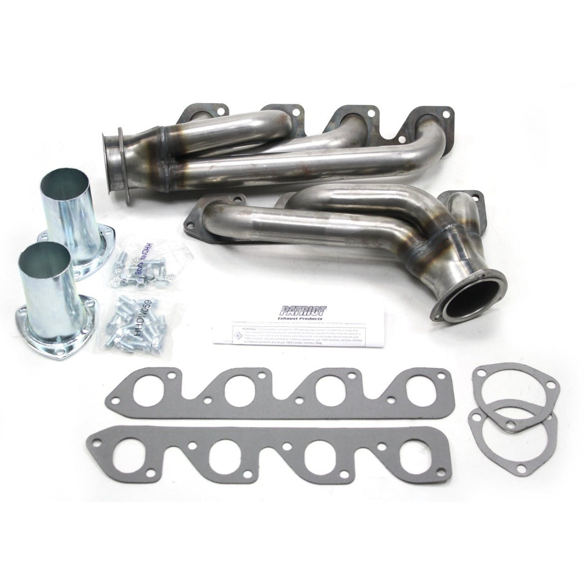 Patriot Exhaust H8435 34-48 Street Rod 351C 2V Mid Length Raw