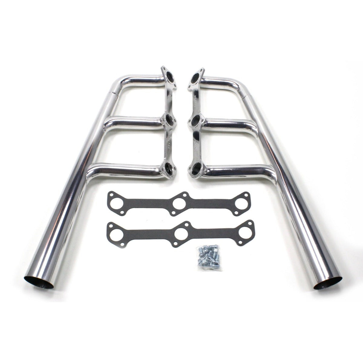 Patriot Exhaust H8472-1 Street Rod Flathead Trad Lakester Silver